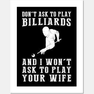 Billiard Boundaries T-Shirt Posters and Art